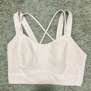 Lululemon Like a Cloud Longline Bra D/DD Cup in Meadowsweet Pink